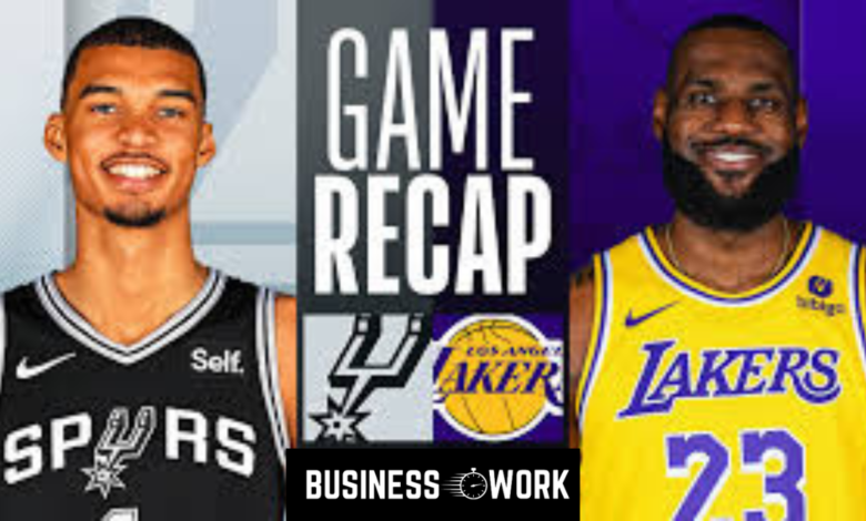 lakers vs san antonio spurs match player stats